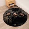 Supernatural Printed Round Rug Carpet Chair Rug Area Rug Entryway Doormats,for Office Chair Living Room Bedroom Kitchen Room.