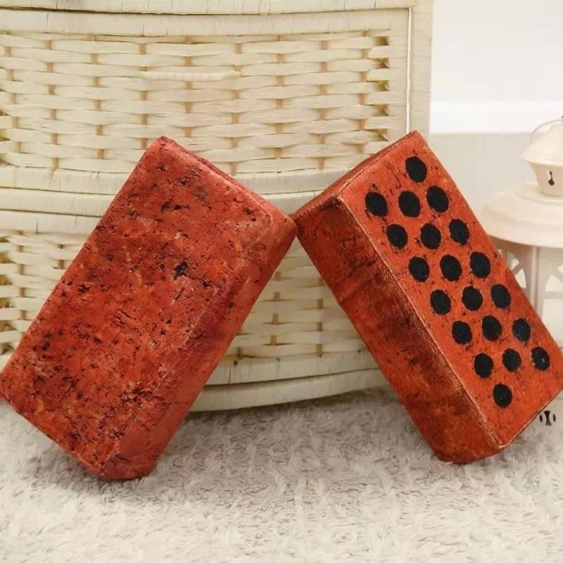 Soft Brick Shaped Plush Toy For Kids Creative Gift And Kids Room Decor