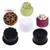4 Zoll runde Silikon-Kuchenform Drehbar Herz Blumenkorb Spiraltextur Design Französische Mousse-Kuchenform Küchenbackform