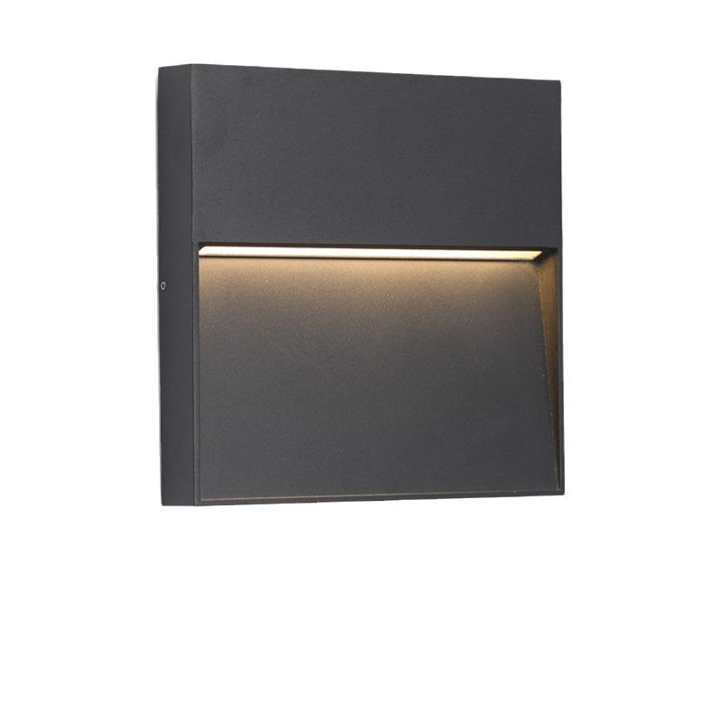 Waterproof LED Step Light for Outdoor Ramps & Corners, Die-Cast Aluminum Plinth Light