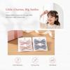 2Pcs/Set Solid Color Kids Bows Hair Clips For Baby Girls Handmade Plaid Bowknot Hairpin Barrettes Photograph Hair Accessories