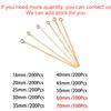 100-200Pcs/Lot 10-70mm Heads Eye Flat Head Pin Gold Plated Ball Head Pins for Jewelry Findings Making Accessories Supplies