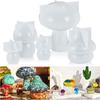 3D Mushroom Silicone Mold Mushroom Resin Mold Mushroom Epoxy Resin Casting Mold for DIY Soap Home Decors Scented Candle