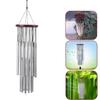 Factory Price 27 Tubes Wind Chime Gold Silver Wall Hanging Ornament Home Garden Outdoor Decor Wind Chapel Bells