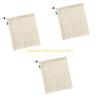 92MF Reusable Cotton Meshes Produce Bags Drawstring Closure Multiple Sizes For Fruits Vegetables Storage Organizers