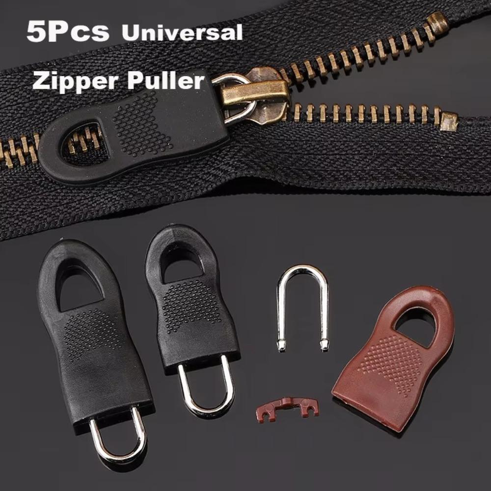 5/8Pcs Removable Detachable Zipper Puller Craft Zipper Head Repair Kits  Backpack Clothes Jackets