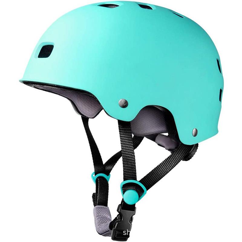 Skateboard Helmet Adults Adjustable Cycling Helmet Kid Sturdy Ventilation Multi-Sport Scooter Ice Skating Rollerblading Teenager