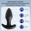 Wireless Remote Control Rotating Vibrating Silicone Anchor Anal Plug
