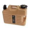 18L Aufbewahrungseimer Outdoor Camping Wasserbehälter mit Auslassventil und Dichtungsdeckel