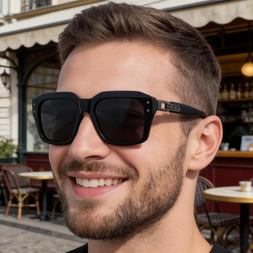 KAJILA 2026 Fashion Square Polarized Sunglasses for Men - Trendy Outdoor Sun Protection