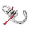 Boat Fast Eye Snap Hook 316 Stainless Steel 360 Degrees  Rotation High Hardness for Yacht  Truck  Car