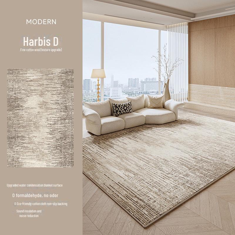 2024 Italian Minimalist Waterproof Carpet: Dirt-Resistant, Easy-Care Luxury for Living Room or Bedroom