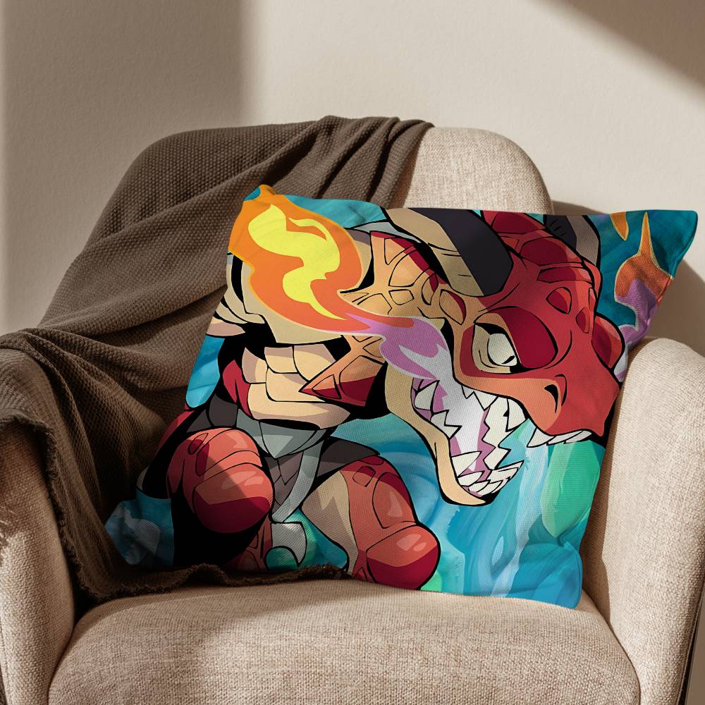 game B-Brawlhalla Rupture Pillow Case Square Double-Sided Printing Short Plush Sofa Cushion Cover Bedroom Bedside Pillow