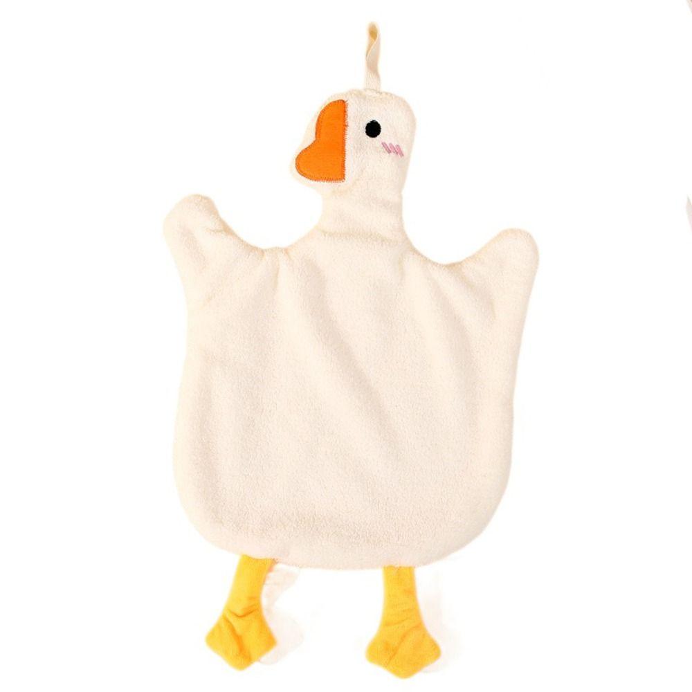 Duck Shaped Cleaning Towel Thicker Rag Cute Dishcloths  Bathroom