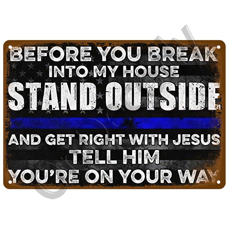 Retro výstražná plechová cedule Nebezpečí Vintage plechová cedule Plakát Kovová deska pro garáž Domácí muž Jeskyně Nástěnná výzdoba Umělecké hospody Plakát Pozor