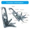 13 In 1 Mini Tool Multifunctional Combination Standard Screwdriver Mobile Phone Holder Folding Outdoor Bottle Opener