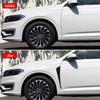 2Pcs Universal Car Side Fender Vent Air Wing Cover Moulding Trim Spoiler Stickers Hood Intake ABS Sticker Decorative Accessorie