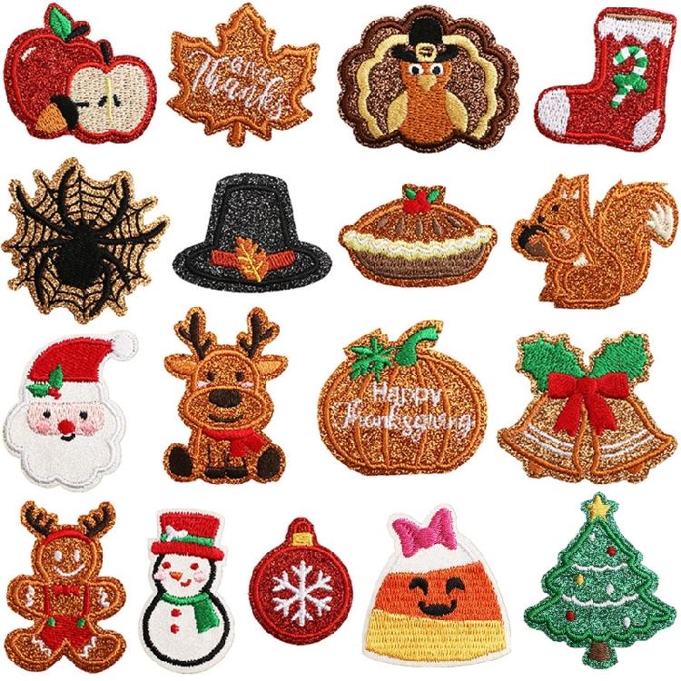 Sew-on Patches Decorative Repair Patches DIY Sew On Embroidered Patches