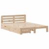VidaXL Bed Frames Without Mattress 135x190 Cm Solid Pine Wood 3309869