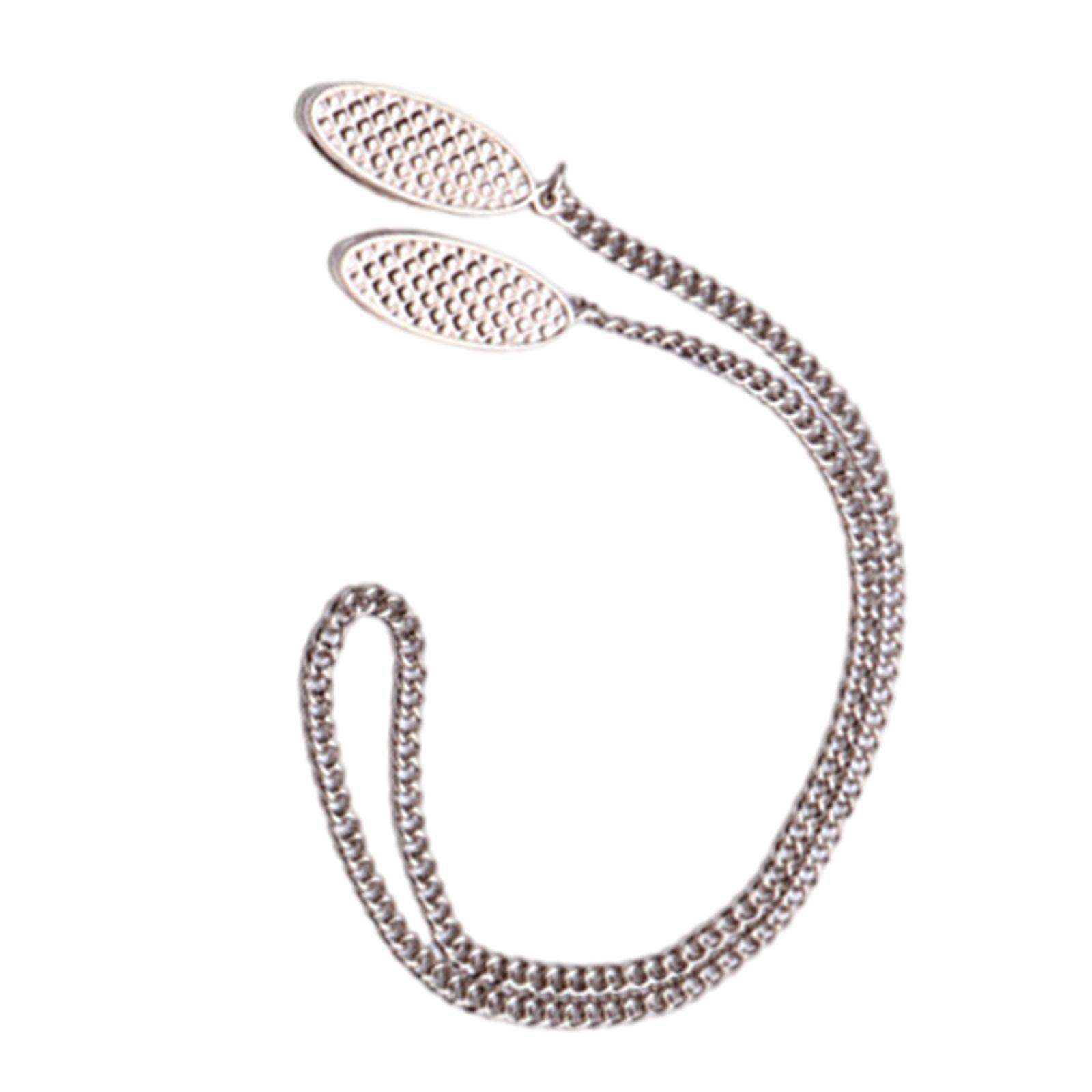 

Стильный металлический зажим для очков с цепочкой, популярный держатель для очков для женщин и мужчин, многофункциональный и отлично подходит для различных аксессуаров 3