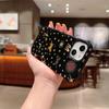 Celestial Zodiac Astrology Gold Stars Pattern Art Film Aesthetic Protective Shockproof Bumper Phone Case Cover For iPhone 14 15 16 Pro Max Plus
