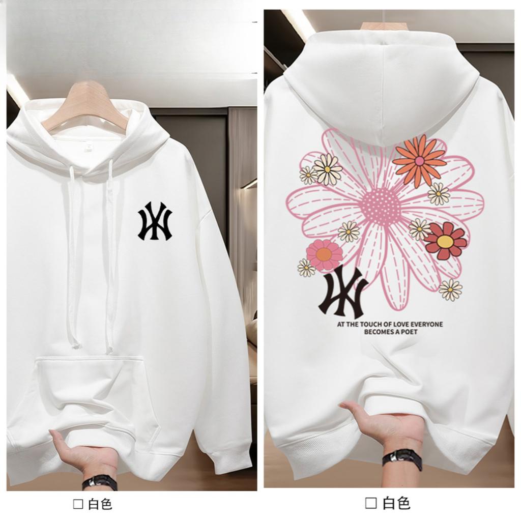 Kapuzensweatshirts für Männer und Frauen, lockere Rundhals-Freizeitjacken mit langen Ärmeln und trendigen amerikanischen Prints