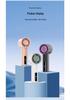 Portable USB Rechargeable Handheld Fan with 100 Speeds, Digital Display, Strong Wind, Brushless Motor