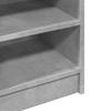 Gabinete de Banheiro Cinza Concreto 90 x 29 x 55 cm Madeira Engenheirada