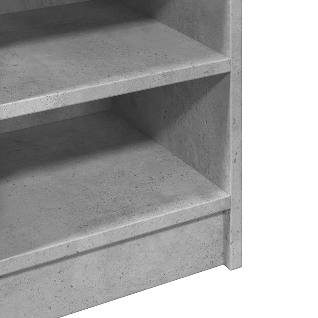 Gabinete de Banheiro Cinza Concreto 90 x 29 x 55 cm Madeira Engenheirada