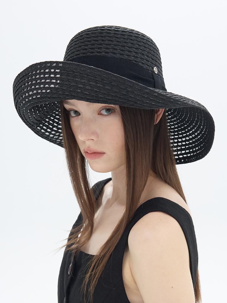Beulaunhaes Grace Wide Braid Hat - Black