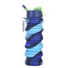 Wasserflasche Silikon Zusammenklappbare Wasserflaschen, 500ml Tragbare Faltbare Erweiterbare Wasserflasche Sportbecher, Auslaufsicher Und Wiederverwendbar, für Outdoor-Aktivitäten