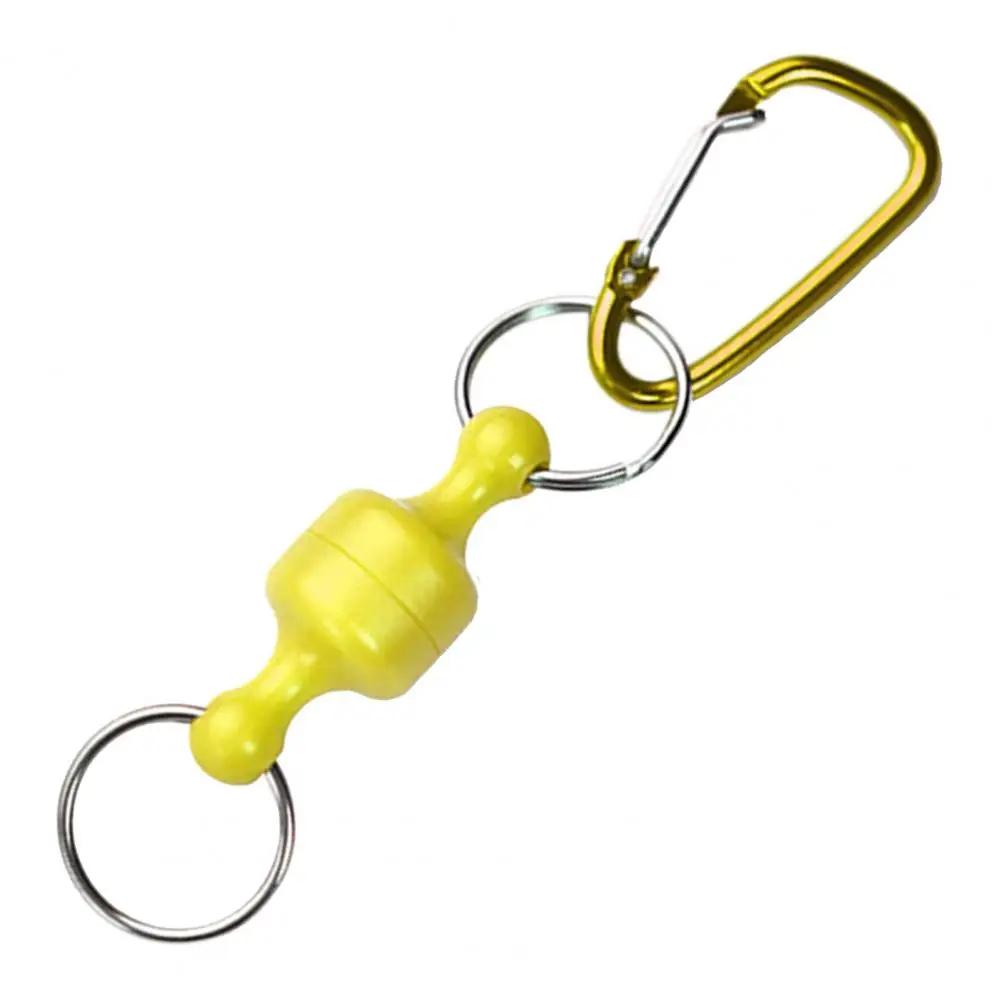 Magnetic Fishing Hanging Buckle Quick Release Metal Carabiner Strong Magnetic Force Wireless Lost Rope Mountaineering Gear