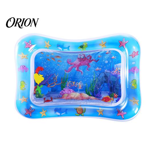 Safe Water Mat for Newborns Inflatable Splash Pad Toddlers, Thickened PVC Outdoor Sprinkler Play Stable Tummy Time Floor Babies, Sensory Toy