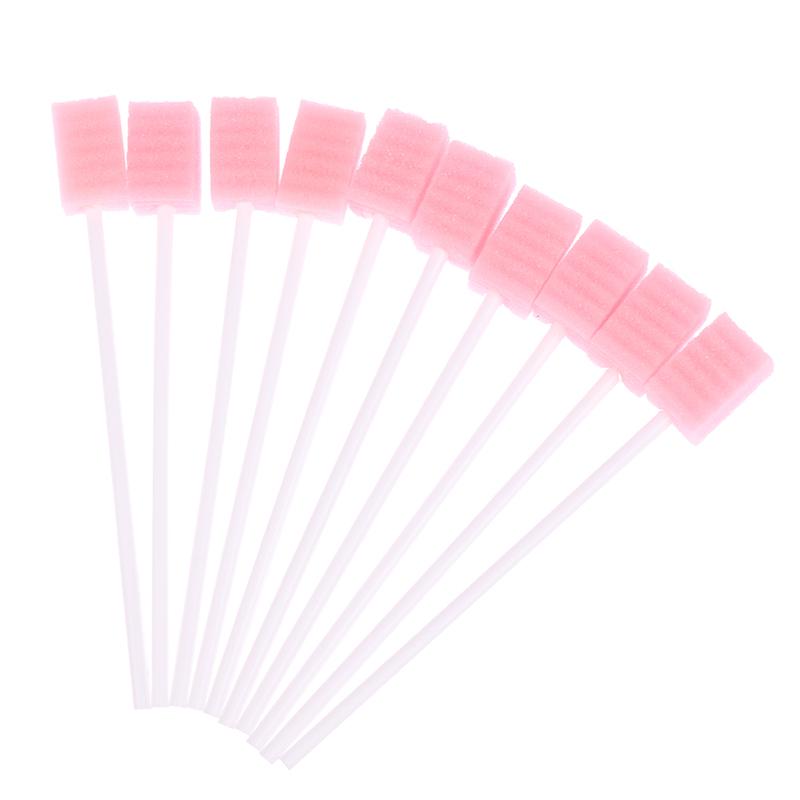 10 Pezzi Pulizia Denti Bocca Dentale Monouso Pulizia Denti Cura Orale Spugna Tampone Piccola Spugna Spazzolino