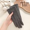 Women's Winter Touchscreen Cycling Gloves - Windproof, Thick Fleece-Lined with Rabbit Fur. Perfect for Outdoor Sports & Cold Weather Travel.