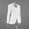 2025 European & American Autumn Women's U-Neck Slimming Waist Small Suit Jacket