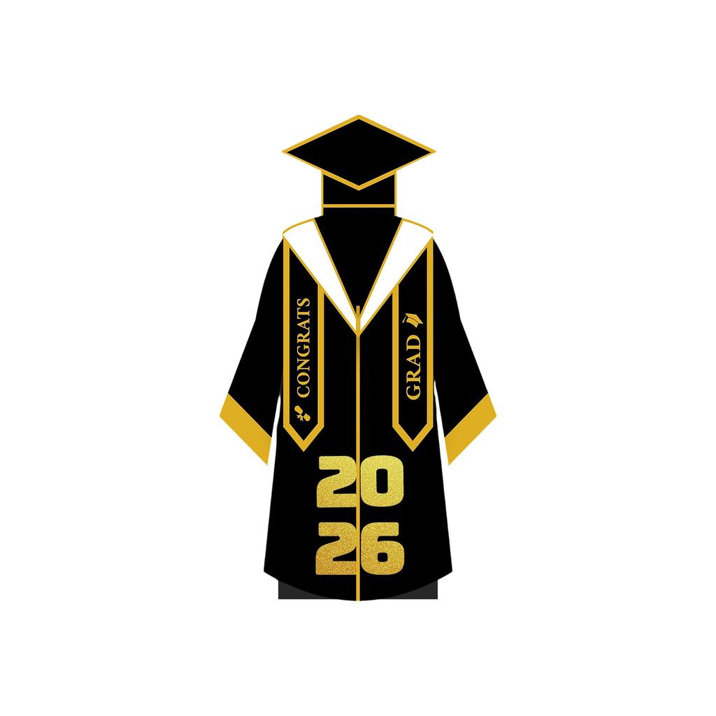 Black And Gold Bachelor's Uniform Card Money Withdrawal Decoration Graduation Gift Party Gift Gift Box