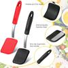 Rubber Cookie Spatula Brownie Spatula Flexible Kitchen Small Silicone Spatula for Kitchen Tools