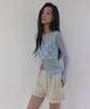 Lonkeu Floral Lace Banding Shorts (Ivory)