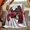 Crusader Flannel Blanket Soft Warm All-Season Throw, Design for Camping, Car Travel, Hiking Sofa, Bed, Office Perfect Gift for Parties