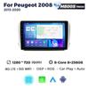 Navifly 8-Core Android Car Radio For Peugeot 2008 208 Series 2012-2018 Multimedia Player GPS Navigation Carplay Stereo Autoraido