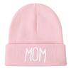 Family Matching MOM DAD Knit Beanie Elastic Turn-Up Brim Matching Hat Warm Couple Hat  Cold Weather
