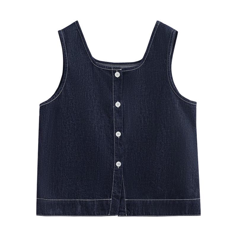 Chuyu Women's Vintage Denim Vest