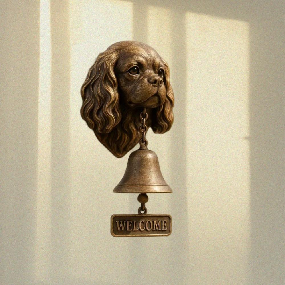 Farmhouse Decor Vintage Welcome Doorbell Wall Mount Unique Manual Doorbell Rustic Resin Dinner Bell Front Door