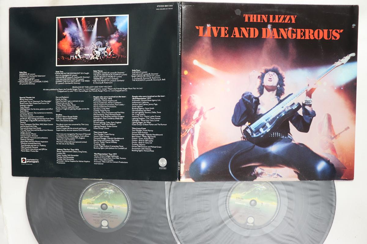 

LP Record THIN LIZZY Live And Dangerous 6641810 VERTIGO 1978 Netherland Rock Used