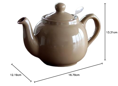 London Pottery Teapot, 2 Cups, 550ml, British Brand, Black Tea (Toffee, Limited Edition Color)