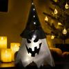 43/47CM Halloween Ghost Hanging Decoration LED Light Glowing Horror Decor Props for Outddor Indoor Halloween Party Decoration
