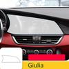 For Alfa Romeo Giulia 2015- TPU Protective Film Car GPS Navigation Gear Anti-scratch  Screen Film Accessories