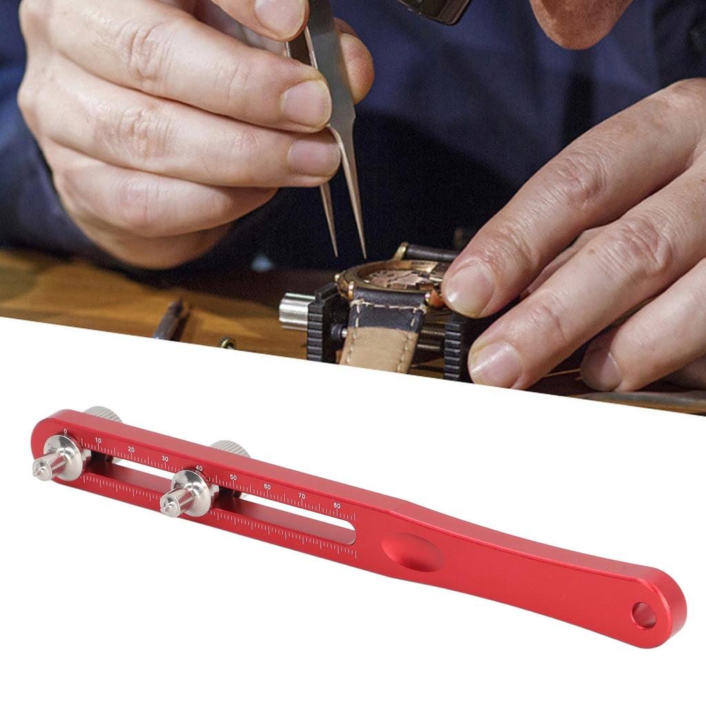 Watch Case Opener 2 Prong Stainless Steel Back Cover Remover Tool Round Head
