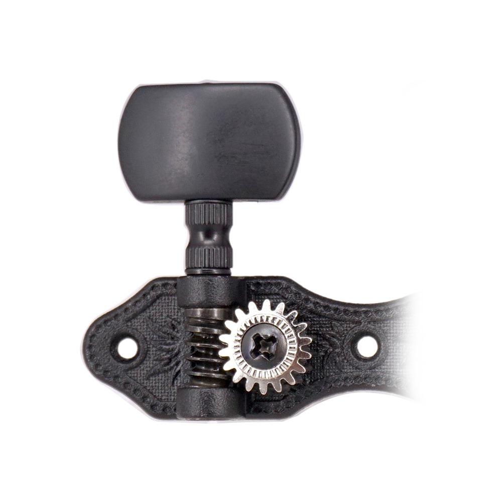 Black Color Classical Guitar Machine Heads Open Frame Style Guitar Tuning Keys Classical Guitar